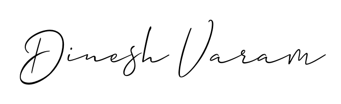 Upgrade your professional image with Dinesh Varam signature created with Allison_Script font. Fast, free, and watermark-free download. Dinesh Varam signature style 2 images and pictures png