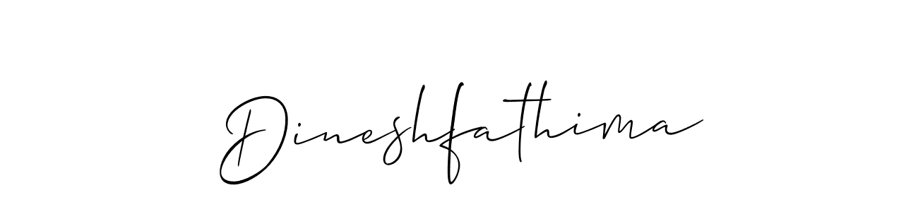 Make a beautiful signature design for name Dineshfathima. Use this online signature maker to create a handwritten signature for free. Dineshfathima signature style 2 images and pictures png