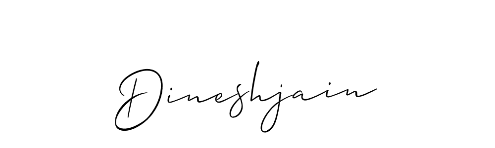 How to Draw Dineshjain signature style? Allison_Script is a latest design signature styles for name Dineshjain. Dineshjain signature style 2 images and pictures png