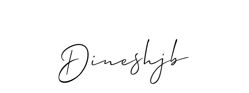 It looks lik you need a new signature style for name Dineshjb. Design unique handwritten (Allison_Script) signature with our free signature maker in just a few clicks. Dineshjb signature style 2 images and pictures png