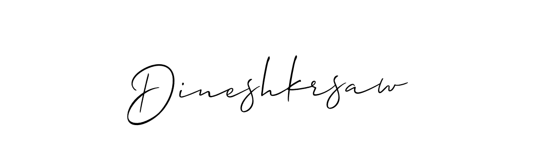 Also we have Dineshkrsaw name is the best signature style. Create professional handwritten signature collection using Allison_Script autograph style. Dineshkrsaw signature style 2 images and pictures png