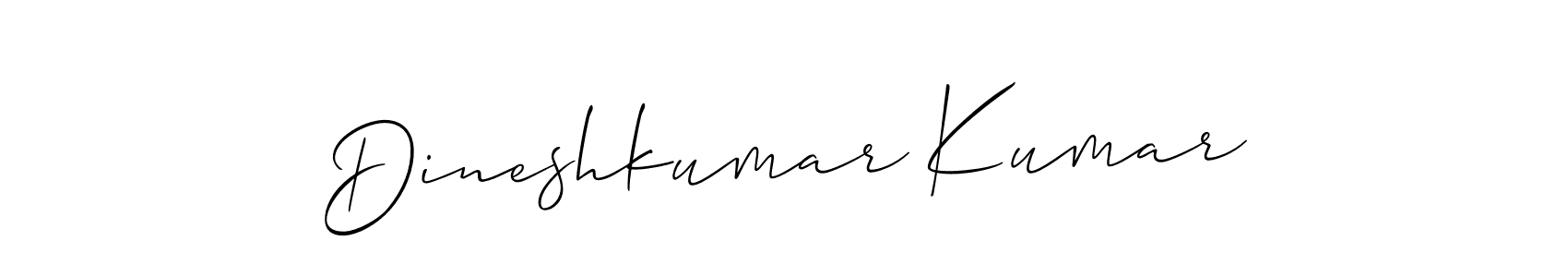 How to Draw Dineshkumar Kumar signature style? Allison_Script is a latest design signature styles for name Dineshkumar Kumar. Dineshkumar Kumar signature style 2 images and pictures png