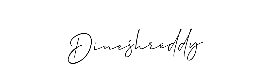 Also we have Dineshreddy name is the best signature style. Create professional handwritten signature collection using Allison_Script autograph style. Dineshreddy signature style 2 images and pictures png