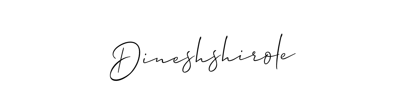 Also You can easily find your signature by using the search form. We will create Dineshshirole name handwritten signature images for you free of cost using Allison_Script sign style. Dineshshirole signature style 2 images and pictures png