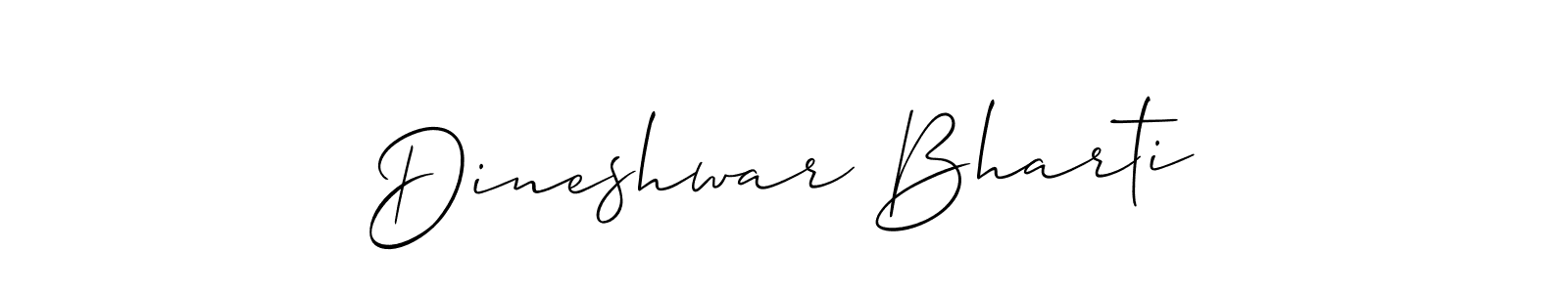 Here are the top 10 professional signature styles for the name Dineshwar Bharti. These are the best autograph styles you can use for your name. Dineshwar Bharti signature style 2 images and pictures png