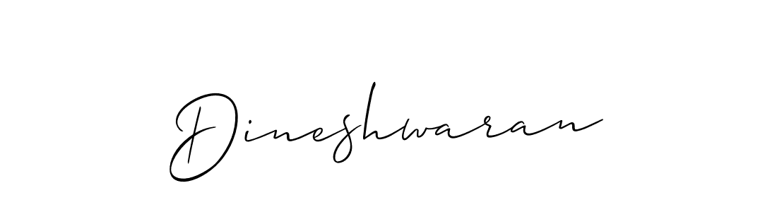 Allison_Script is a professional signature style that is perfect for those who want to add a touch of class to their signature. It is also a great choice for those who want to make their signature more unique. Get Dineshwaran name to fancy signature for free. Dineshwaran signature style 2 images and pictures png