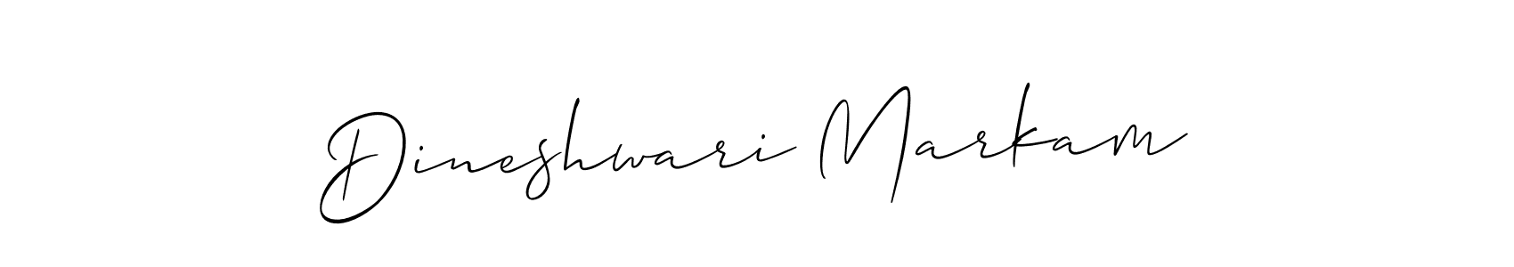 Best and Professional Signature Style for Dineshwari Markam. Allison_Script Best Signature Style Collection. Dineshwari Markam signature style 2 images and pictures png