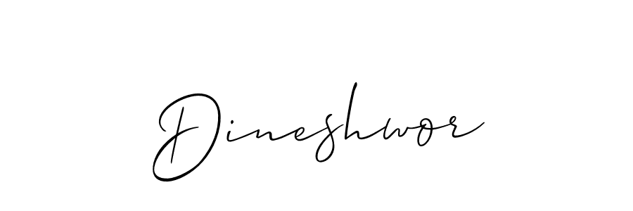 Make a beautiful signature design for name Dineshwor. Use this online signature maker to create a handwritten signature for free. Dineshwor signature style 2 images and pictures png