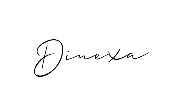 Make a short Dinexa signature style. Manage your documents anywhere anytime using Allison_Script. Create and add eSignatures, submit forms, share and send files easily. Dinexa signature style 2 images and pictures png
