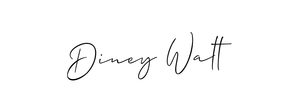 Make a beautiful signature design for name Diney Walt. Use this online signature maker to create a handwritten signature for free. Diney Walt signature style 2 images and pictures png