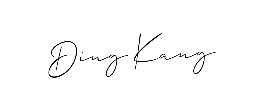 You can use this online signature creator to create a handwritten signature for the name Ding Kang. This is the best online autograph maker. Ding Kang signature style 2 images and pictures png