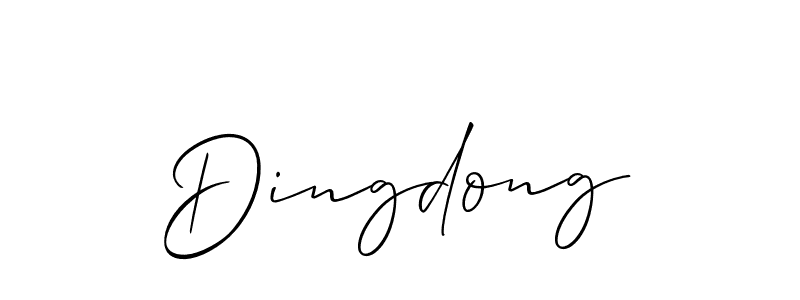 Once you've used our free online signature maker to create your best signature Allison_Script style, it's time to enjoy all of the benefits that Dingdong name signing documents. Dingdong signature style 2 images and pictures png