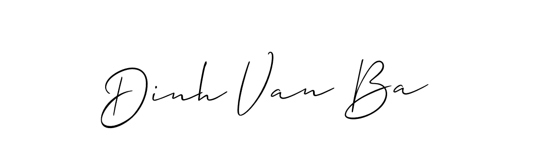 How to Draw Dinh Van Ba signature style? Allison_Script is a latest design signature styles for name Dinh Van Ba. Dinh Van Ba signature style 2 images and pictures png