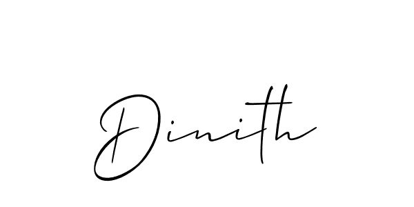 You should practise on your own different ways (Allison_Script) to write your name (Dinith) in signature. don't let someone else do it for you. Dinith signature style 2 images and pictures png