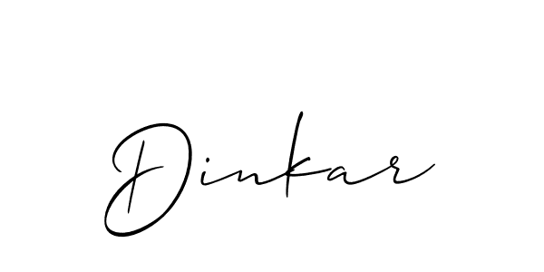 Similarly Allison_Script is the best handwritten signature design. Signature creator online .You can use it as an online autograph creator for name Dinkar. Dinkar signature style 2 images and pictures png