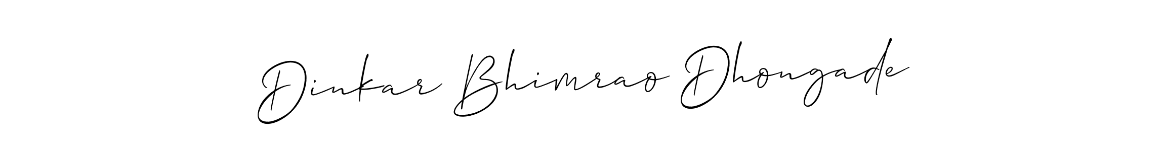 Dinkar Bhimrao Dhongade stylish signature style. Best Handwritten Sign (Allison_Script) for my name. Handwritten Signature Collection Ideas for my name Dinkar Bhimrao Dhongade. Dinkar Bhimrao Dhongade signature style 2 images and pictures png