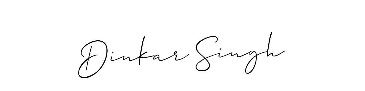 Also You can easily find your signature by using the search form. We will create Dinkar Singh name handwritten signature images for you free of cost using Allison_Script sign style. Dinkar Singh signature style 2 images and pictures png