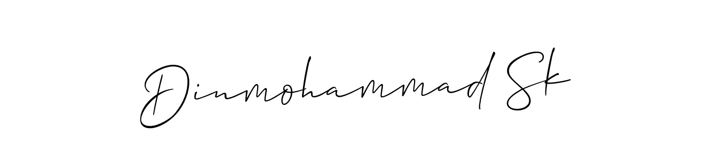 Similarly Allison_Script is the best handwritten signature design. Signature creator online .You can use it as an online autograph creator for name Dinmohammad Sk. Dinmohammad Sk signature style 2 images and pictures png