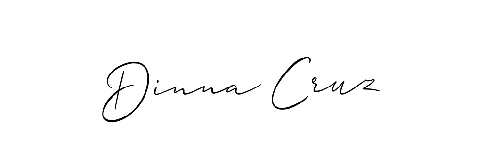 Once you've used our free online signature maker to create your best signature Allison_Script style, it's time to enjoy all of the benefits that Dinna Cruz name signing documents. Dinna Cruz signature style 2 images and pictures png