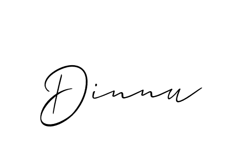 Make a beautiful signature design for name Dinnu. Use this online signature maker to create a handwritten signature for free. Dinnu signature style 2 images and pictures png