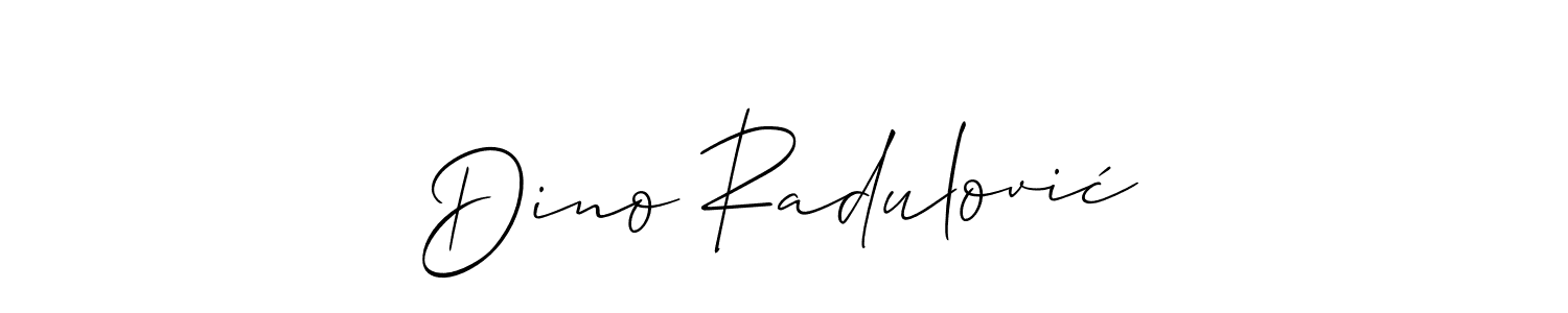 Once you've used our free online signature maker to create your best signature Allison_Script style, it's time to enjoy all of the benefits that Dino Radulović name signing documents. Dino Radulović signature style 2 images and pictures png