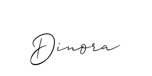 Similarly Allison_Script is the best handwritten signature design. Signature creator online .You can use it as an online autograph creator for name Dinora. Dinora signature style 2 images and pictures png