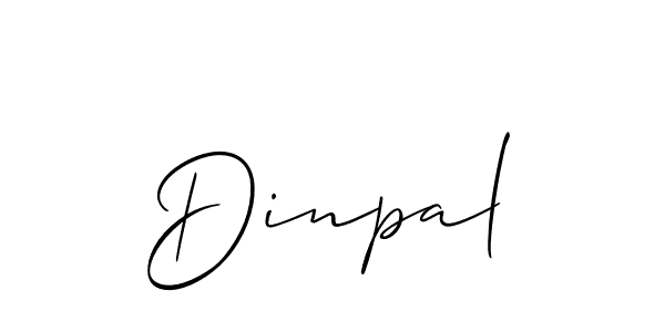 How to Draw Dinpal signature style? Allison_Script is a latest design signature styles for name Dinpal. Dinpal signature style 2 images and pictures png