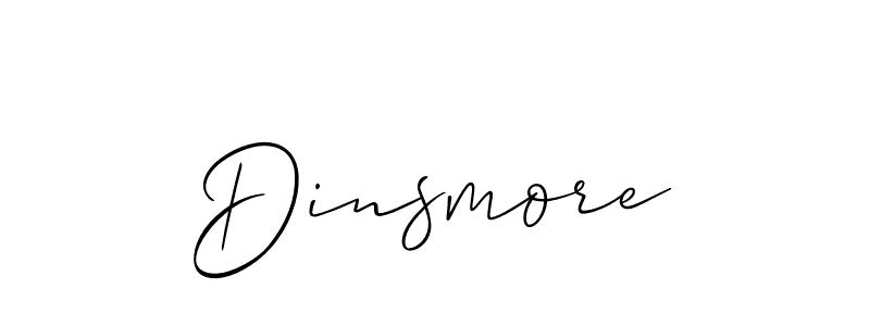 Best and Professional Signature Style for Dinsmore. Allison_Script Best Signature Style Collection. Dinsmore signature style 2 images and pictures png