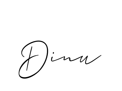 if you are searching for the best signature style for your name Dinu. so please give up your signature search. here we have designed multiple signature styles  using Allison_Script. Dinu signature style 2 images and pictures png