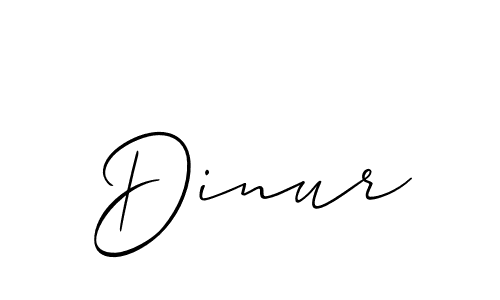 Make a beautiful signature design for name Dinur. Use this online signature maker to create a handwritten signature for free. Dinur signature style 2 images and pictures png