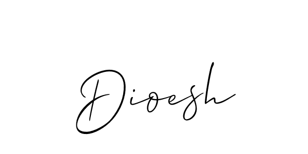 Make a short Dioesh signature style. Manage your documents anywhere anytime using Allison_Script. Create and add eSignatures, submit forms, share and send files easily. Dioesh signature style 2 images and pictures png