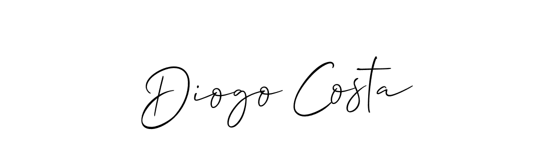 How to make Diogo Costa name signature. Use Allison_Script style for creating short signs online. This is the latest handwritten sign. Diogo Costa signature style 2 images and pictures png