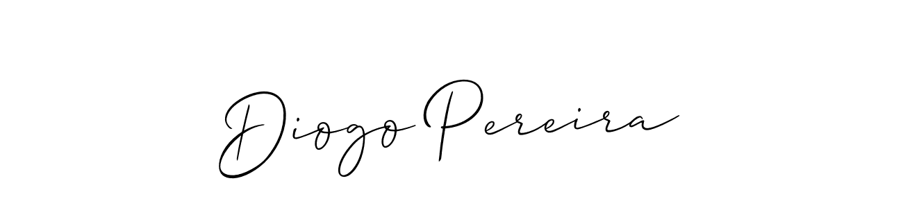 Make a beautiful signature design for name Diogo Pereira. With this signature (Allison_Script) style, you can create a handwritten signature for free. Diogo Pereira signature style 2 images and pictures png