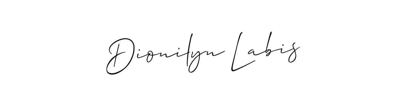 See photos of Dionilyn Labis official signature by Spectra . Check more albums & portfolios. Read reviews & check more about Allison_Script font. Dionilyn Labis signature style 2 images and pictures png