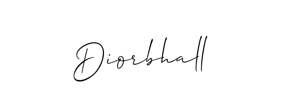 You should practise on your own different ways (Allison_Script) to write your name (Diorbhall) in signature. don't let someone else do it for you. Diorbhall signature style 2 images and pictures png