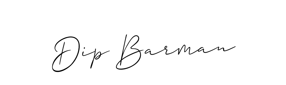 Make a beautiful signature design for name Dip Barman. With this signature (Allison_Script) style, you can create a handwritten signature for free. Dip Barman signature style 2 images and pictures png