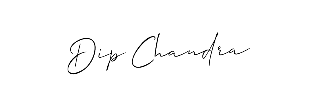 if you are searching for the best signature style for your name Dip Chandra. so please give up your signature search. here we have designed multiple signature styles  using Allison_Script. Dip Chandra signature style 2 images and pictures png