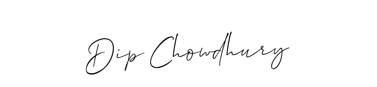 Design your own signature with our free online signature maker. With this signature software, you can create a handwritten (Allison_Script) signature for name Dip Chowdhury. Dip Chowdhury signature style 2 images and pictures png