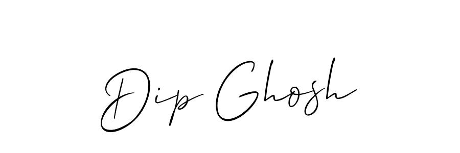 You should practise on your own different ways (Allison_Script) to write your name (Dip Ghosh) in signature. don't let someone else do it for you. Dip Ghosh signature style 2 images and pictures png