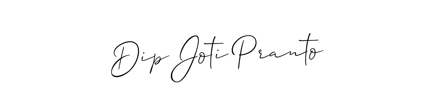 Make a short Dip Joti Pranto signature style. Manage your documents anywhere anytime using Allison_Script. Create and add eSignatures, submit forms, share and send files easily. Dip Joti Pranto signature style 2 images and pictures png