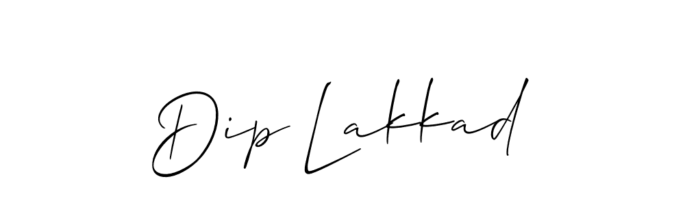 It looks lik you need a new signature style for name Dip Lakkad. Design unique handwritten (Allison_Script) signature with our free signature maker in just a few clicks. Dip Lakkad signature style 2 images and pictures png