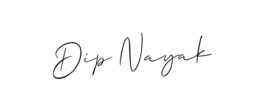 Create a beautiful signature design for name Dip Nayak. With this signature (Allison_Script) fonts, you can make a handwritten signature for free. Dip Nayak signature style 2 images and pictures png