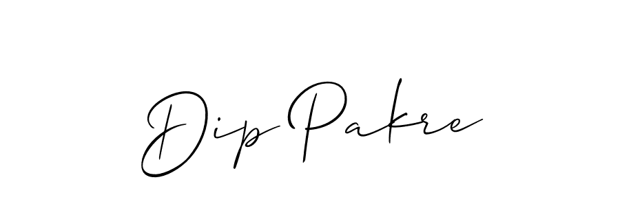 Also we have Dip Pakre name is the best signature style. Create professional handwritten signature collection using Allison_Script autograph style. Dip Pakre signature style 2 images and pictures png