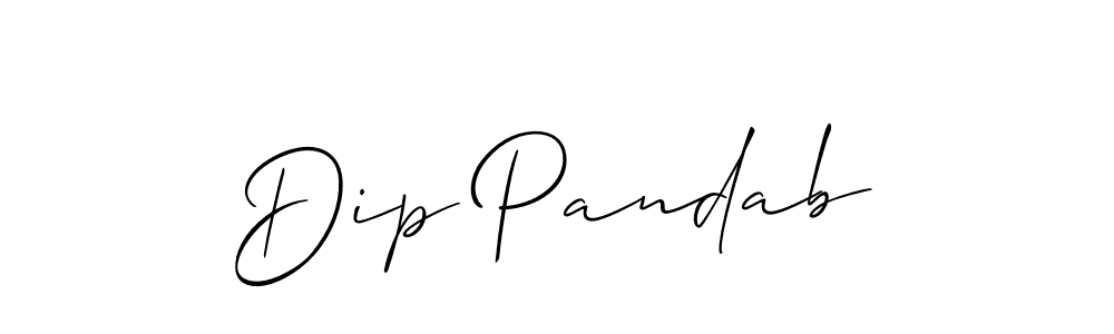 if you are searching for the best signature style for your name Dip Pandab. so please give up your signature search. here we have designed multiple signature styles  using Allison_Script. Dip Pandab signature style 2 images and pictures png