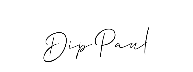 It looks lik you need a new signature style for name Dip Paul. Design unique handwritten (Allison_Script) signature with our free signature maker in just a few clicks. Dip Paul signature style 2 images and pictures png