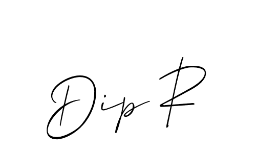 It looks lik you need a new signature style for name Dip R. Design unique handwritten (Allison_Script) signature with our free signature maker in just a few clicks. Dip R signature style 2 images and pictures png