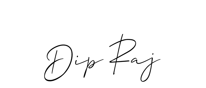 Also we have Dip Raj name is the best signature style. Create professional handwritten signature collection using Allison_Script autograph style. Dip Raj signature style 2 images and pictures png