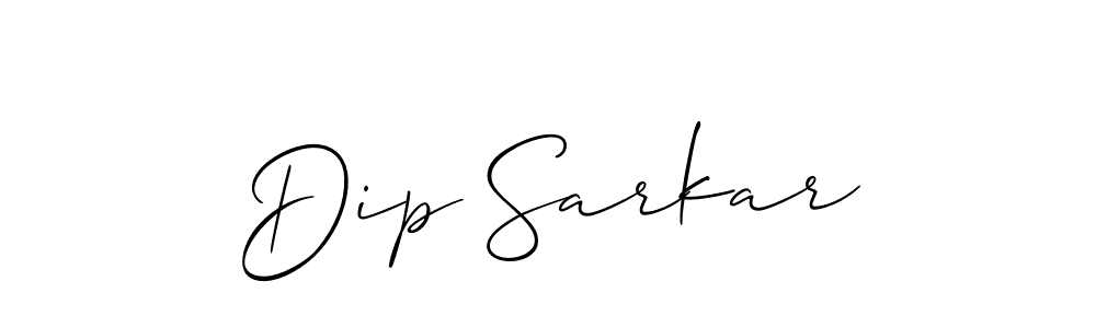 The best way (Allison_Script) to make a short signature is to pick only two or three words in your name. The name Dip Sarkar include a total of six letters. For converting this name. Dip Sarkar signature style 2 images and pictures png