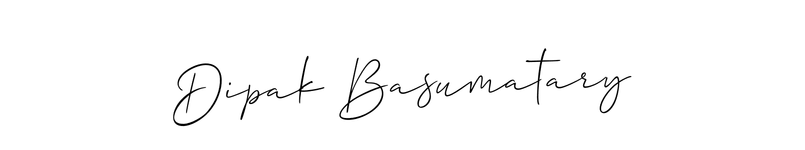 It looks lik you need a new signature style for name Dipak Basumatary. Design unique handwritten (Allison_Script) signature with our free signature maker in just a few clicks. Dipak Basumatary signature style 2 images and pictures png