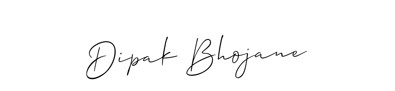 It looks lik you need a new signature style for name Dipak Bhojane. Design unique handwritten (Allison_Script) signature with our free signature maker in just a few clicks. Dipak Bhojane signature style 2 images and pictures png